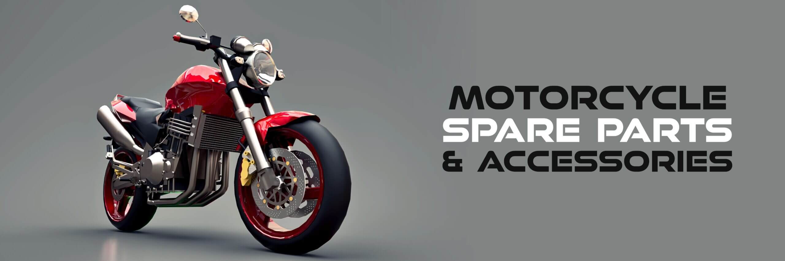 Motocycle Spare Parts Banner Image