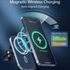 Choetech 15W Magsafe AC Vent Mount Magnetic Wireless Mobile Charger for Iphone