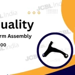 Banner ad for JCBL India lower control arm assembly for Mahindra XUV500, featuring product images and branding.