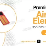 JCBL India banner showcasing premium air filter elements for Tata Tiago, Tigor & Bolt.