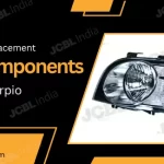 Banner for JCBL India lighting components for Mahindra Scorpio.